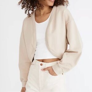 Madewell Cropped Open-Front Women's Bolero / Cardigan Sweatshirt